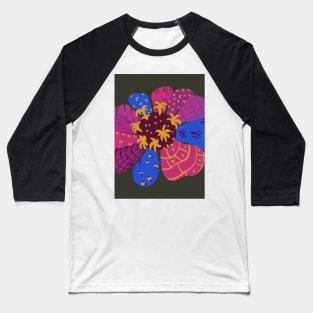 Bold colored daisy flower Baseball T-Shirt